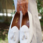 Calfskin Belgian Loafers White