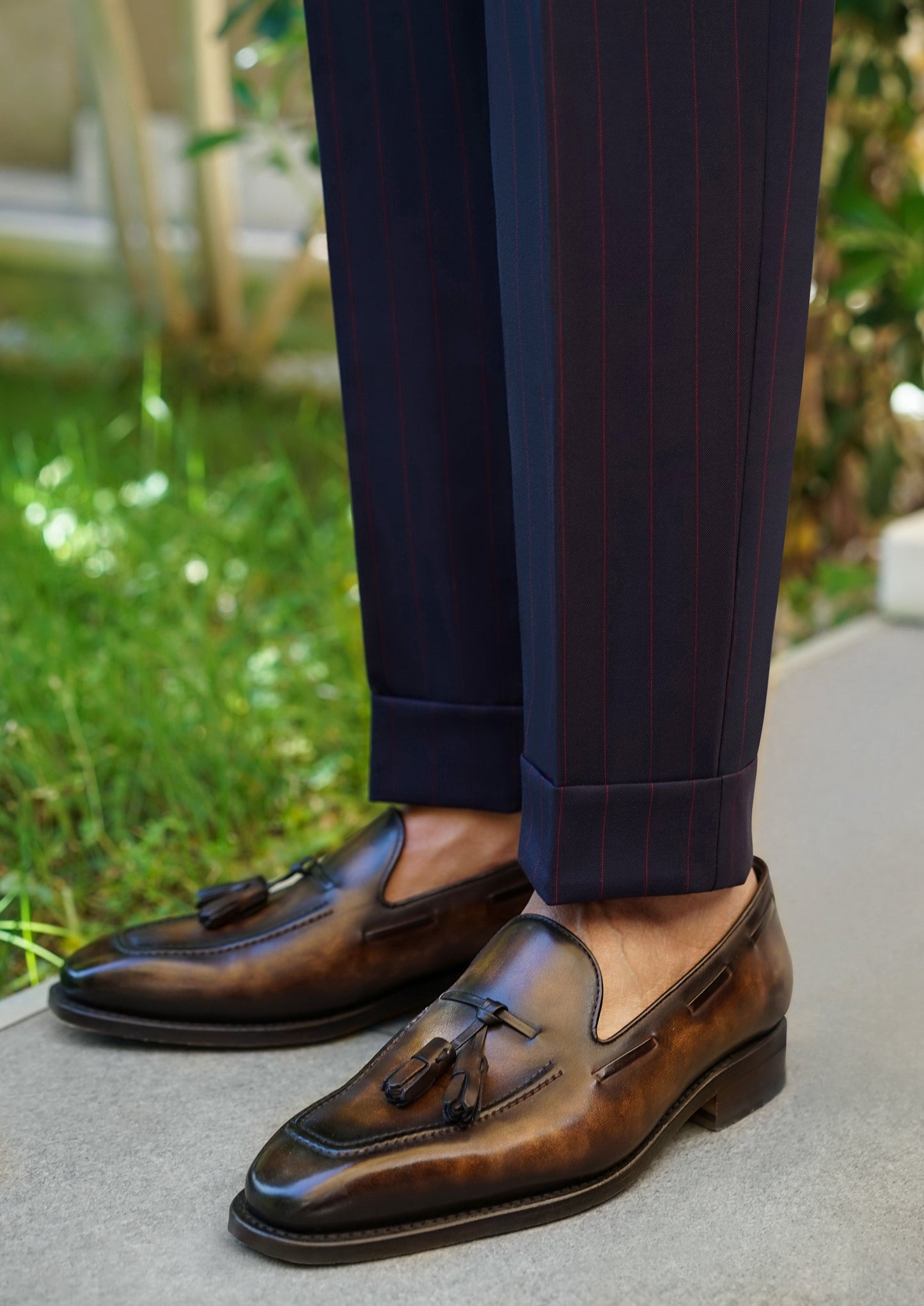 Hamilton Navy Chalkstripe Suit