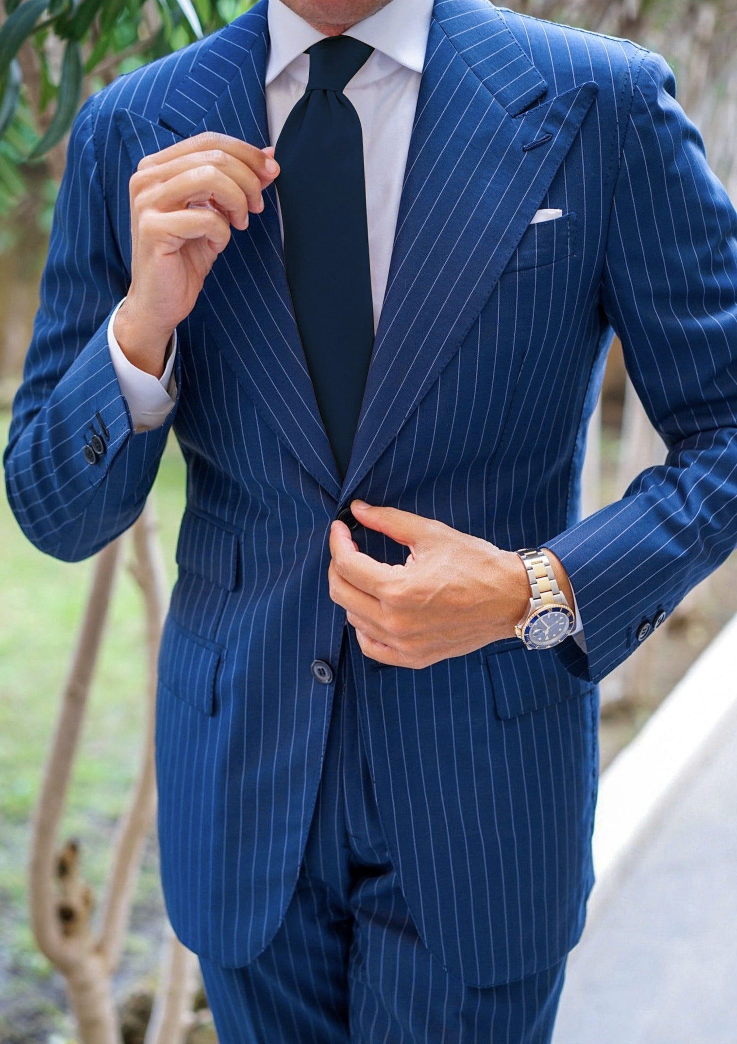 Roma Blue Pinstripe Suit – DanielReCollection