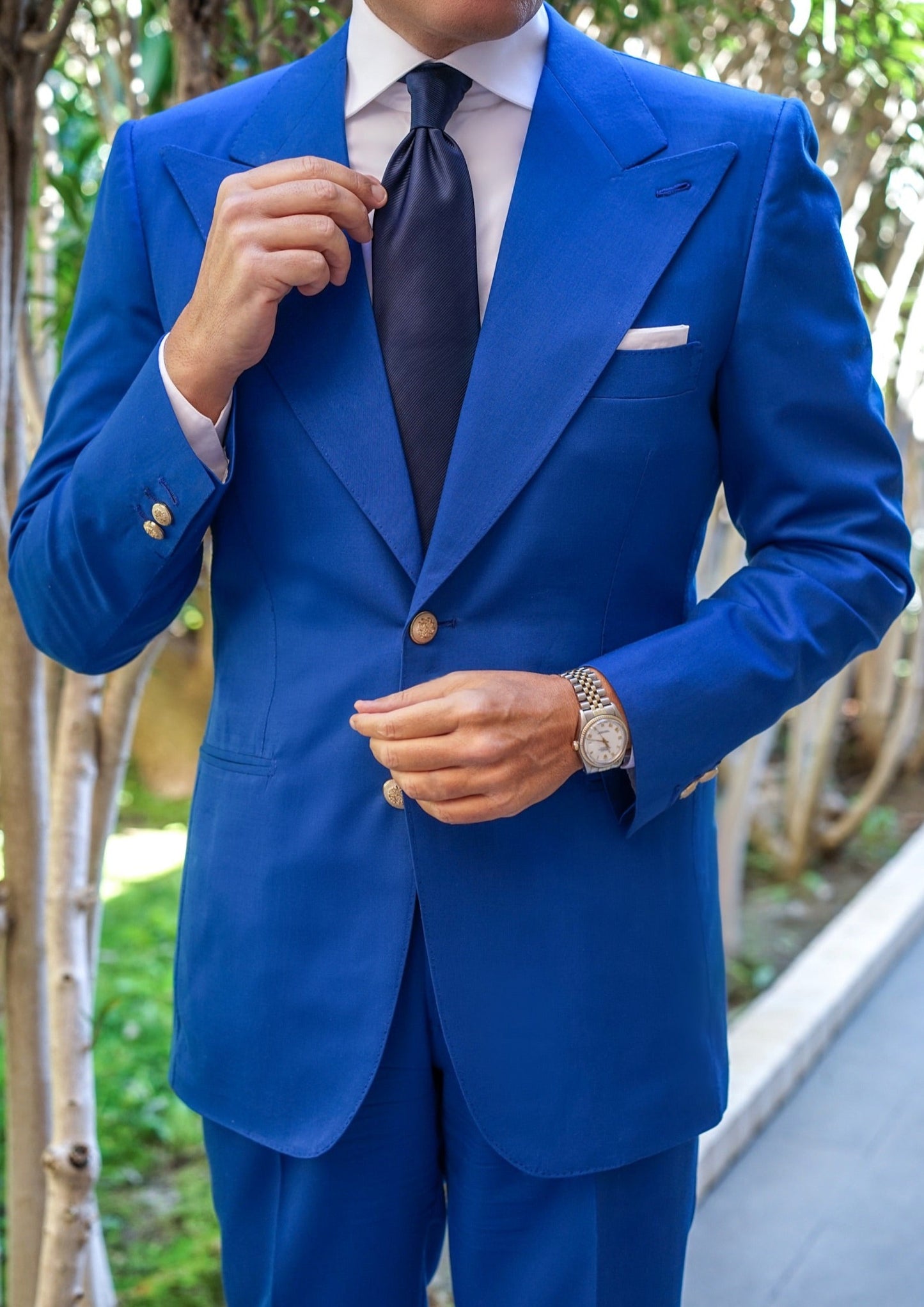 Royal Blue Suit Model Taormina by Danielre
