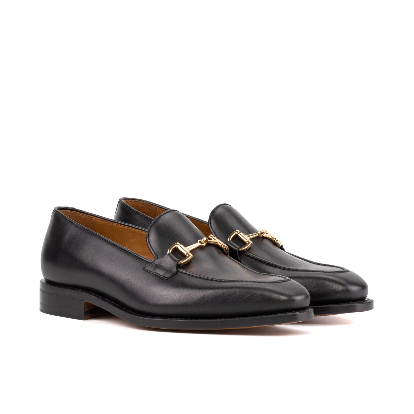 Horsebit Black Calf Loafers