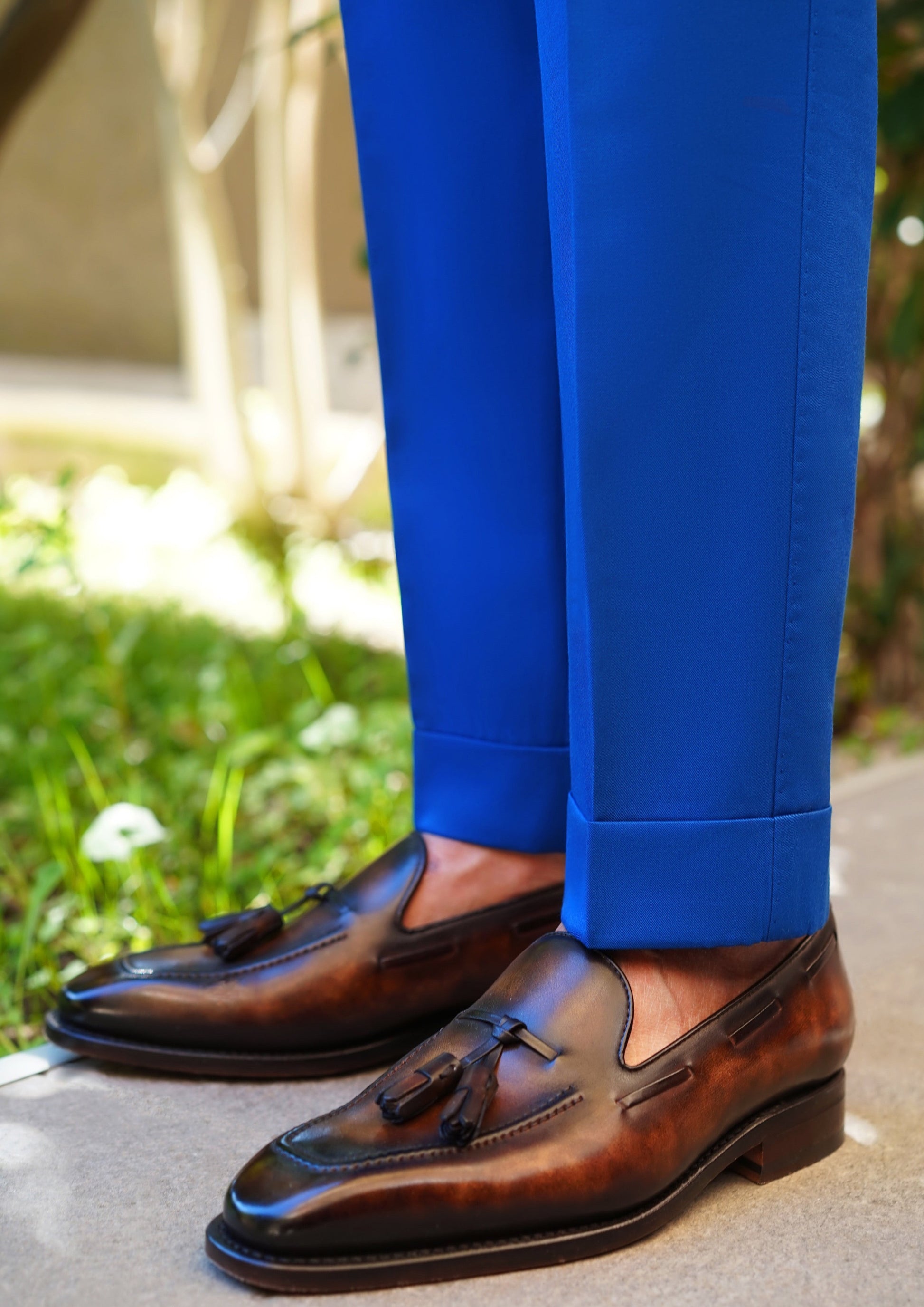 Royal Blue Trouser Model Taormina by Danielre