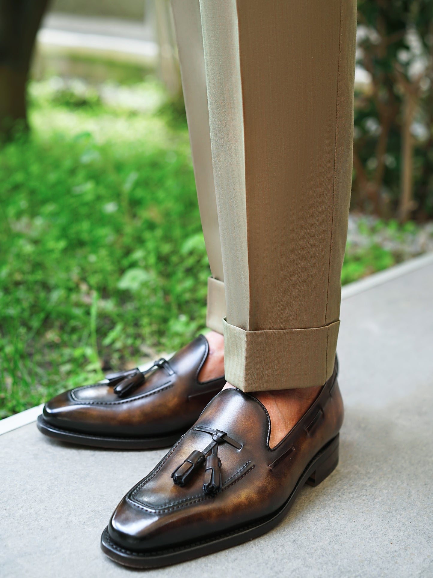 Positano Tan Trouser