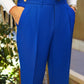 Royal Blue Trouser Model Taormina by Danielre