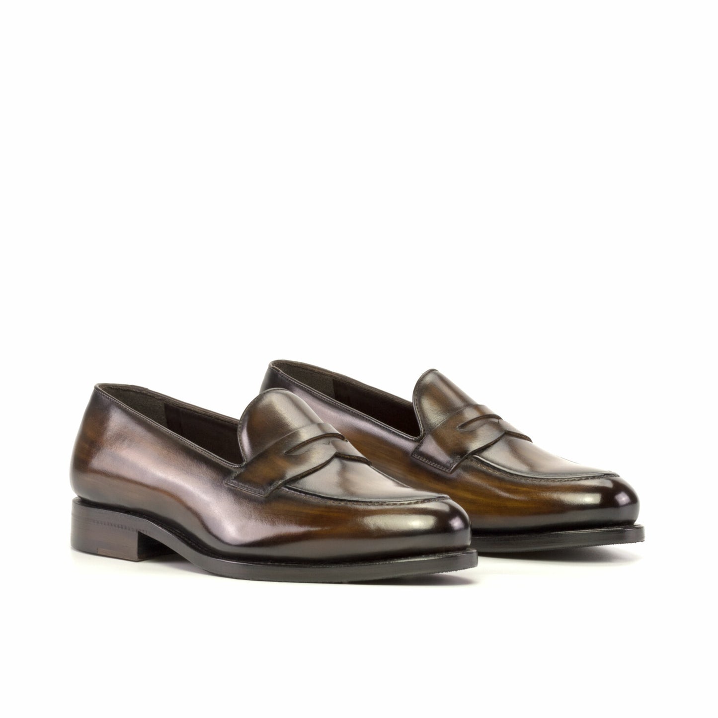 Museum Patina Penny Loafers Tobacco