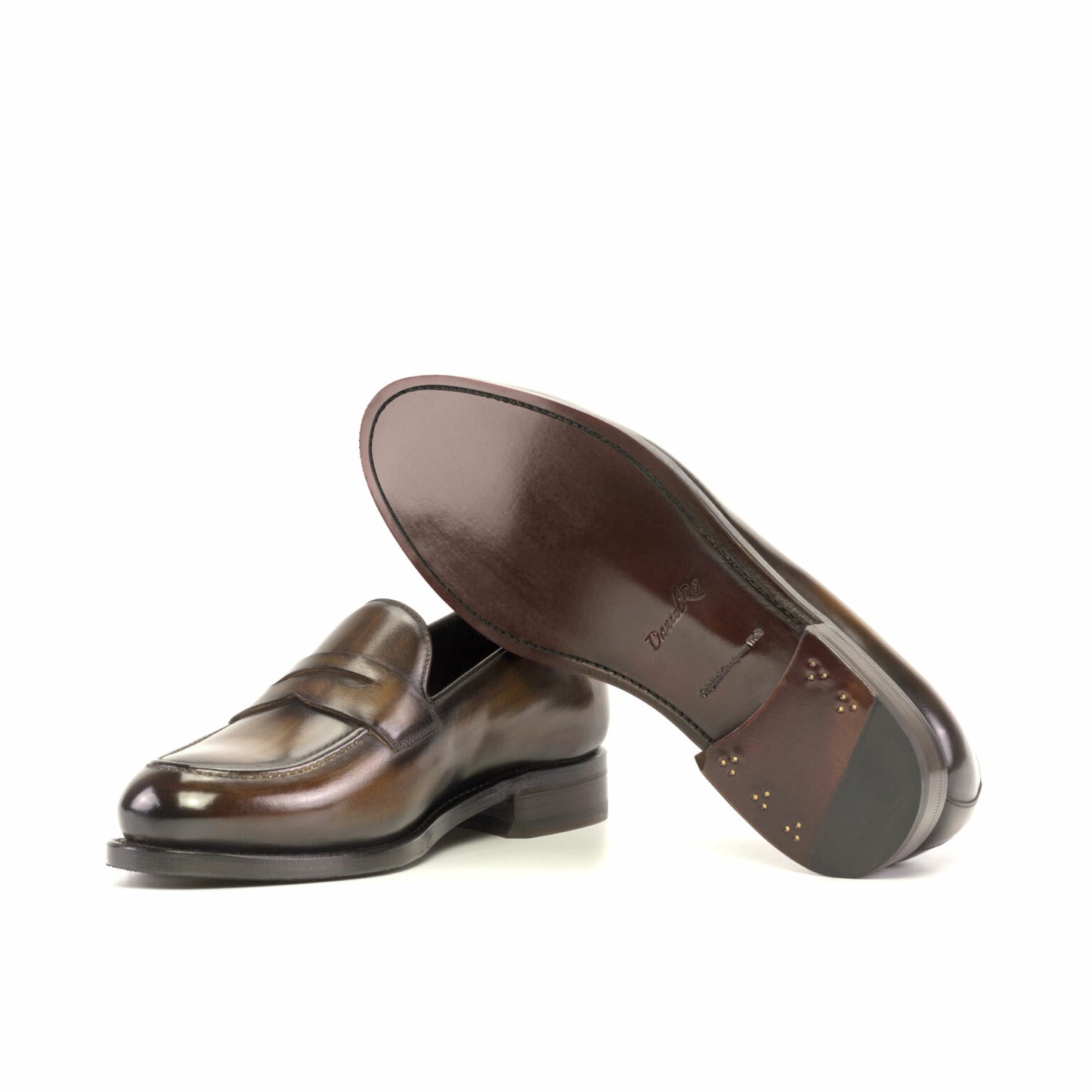 Museum Patina Penny Loafers Tobacco