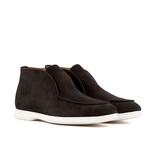 Suede Chukka Boots Dark Brown