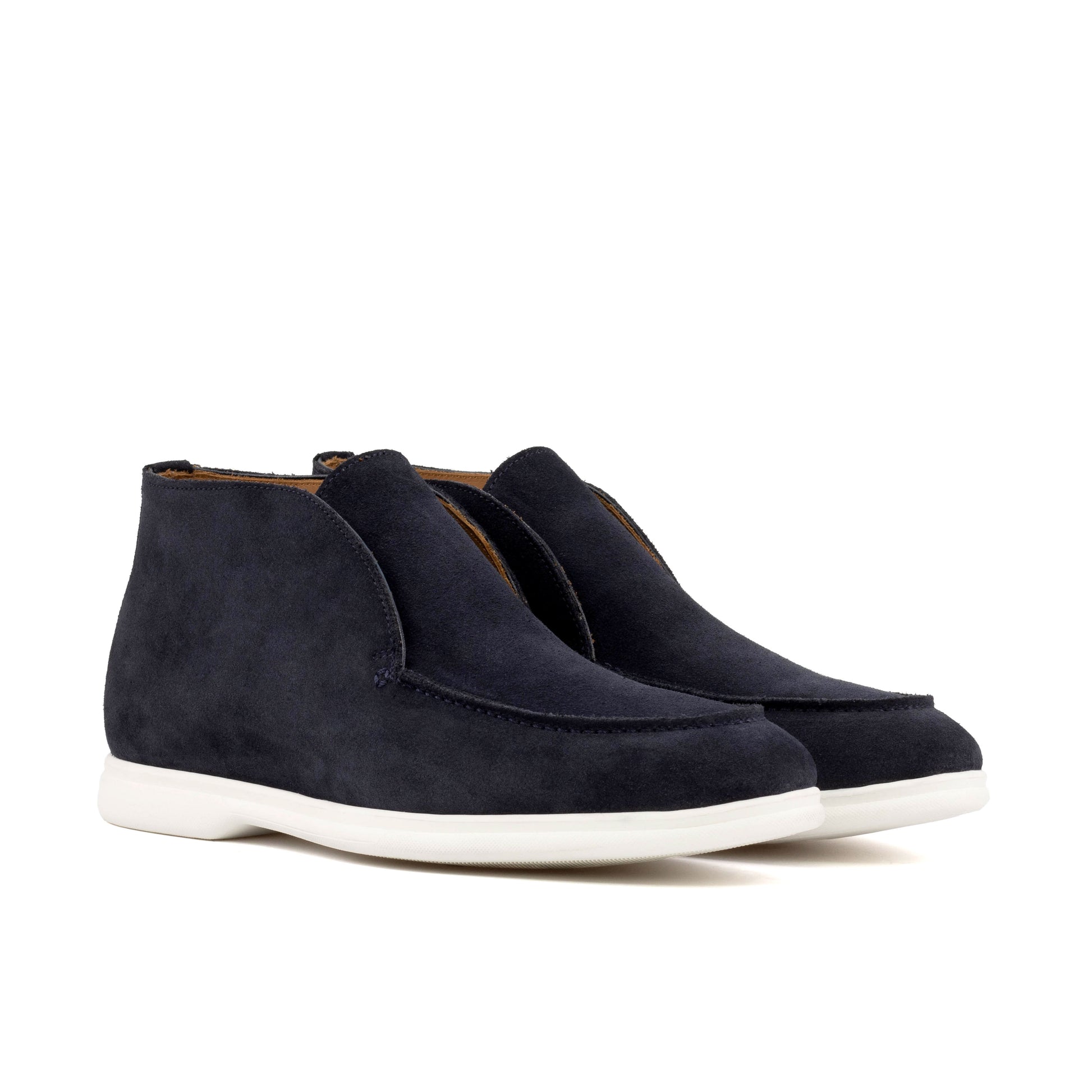 Suede Chukka Boots Navy Blue – DanielReCollection - Main Image