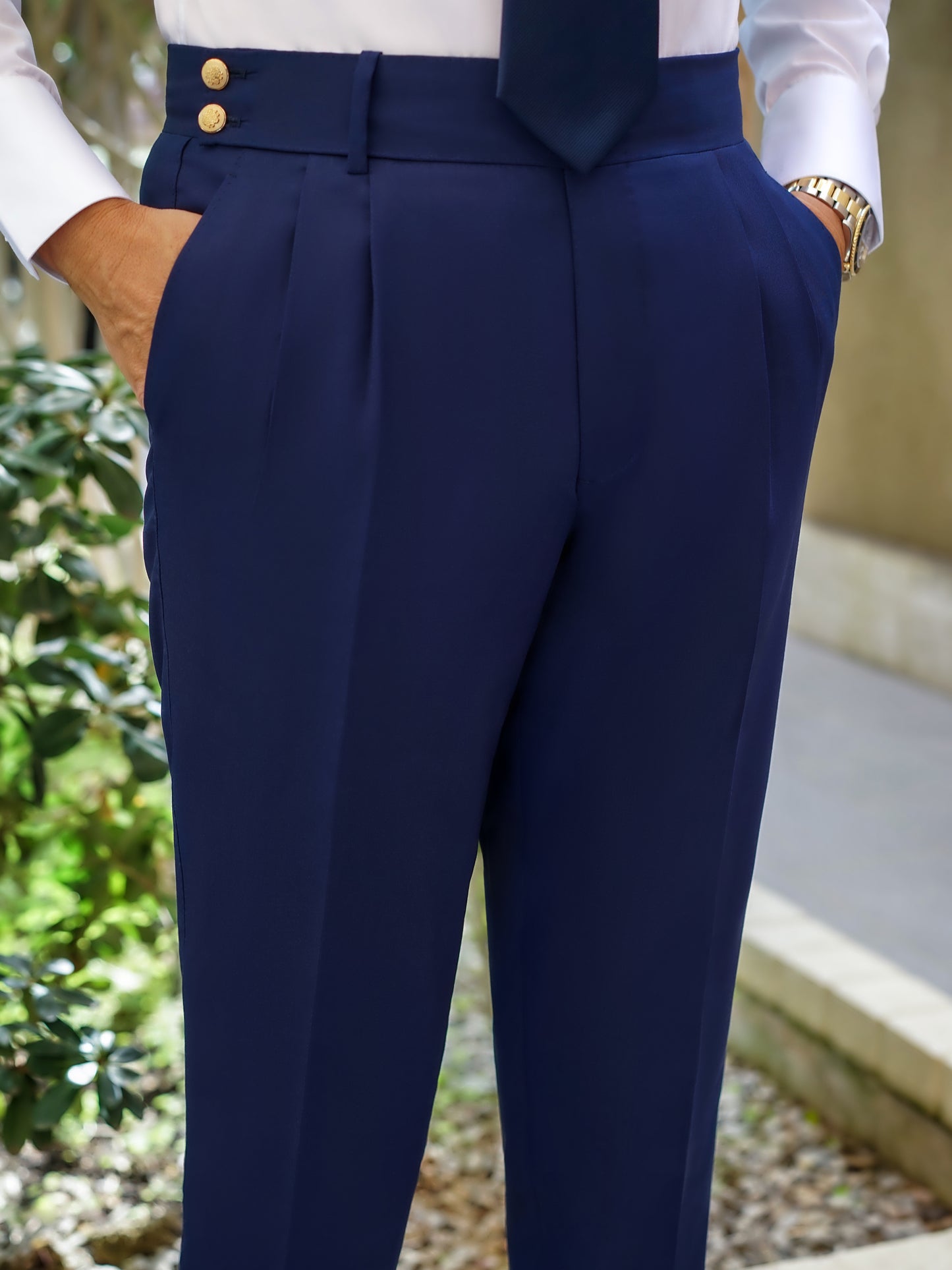 Savoy Navy Trouser