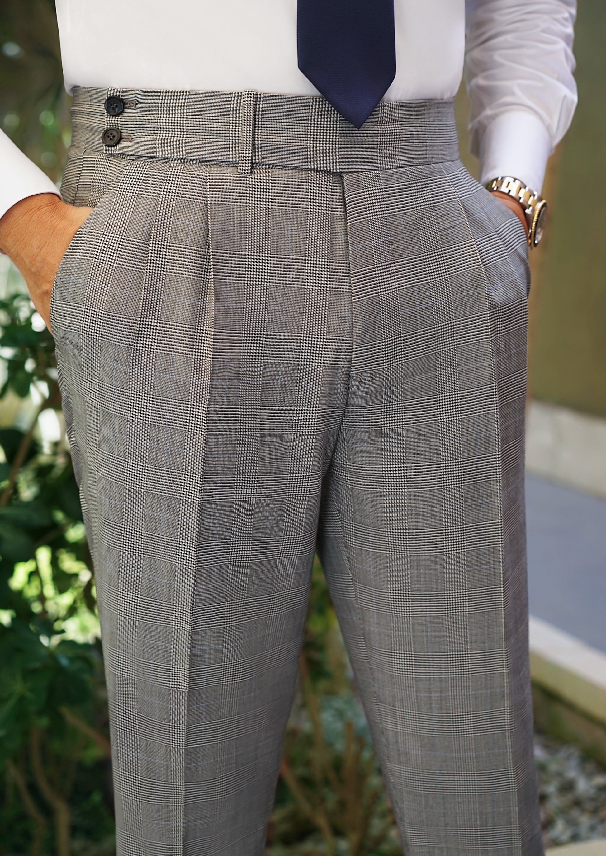 Grey Trouser Model Prince Of Wales by Danielre