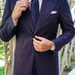 Navy Chalkstripe Suit Model Hamilton by Danielre