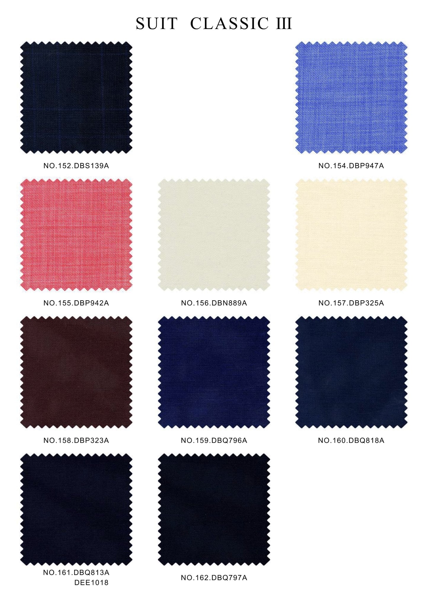 Design Your Custom Suit,Jacket,Trouser Fabrics Selection III