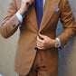 Light Brown Wool Suit Model Windsor by Danielre