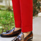 Red Cotton Trouser