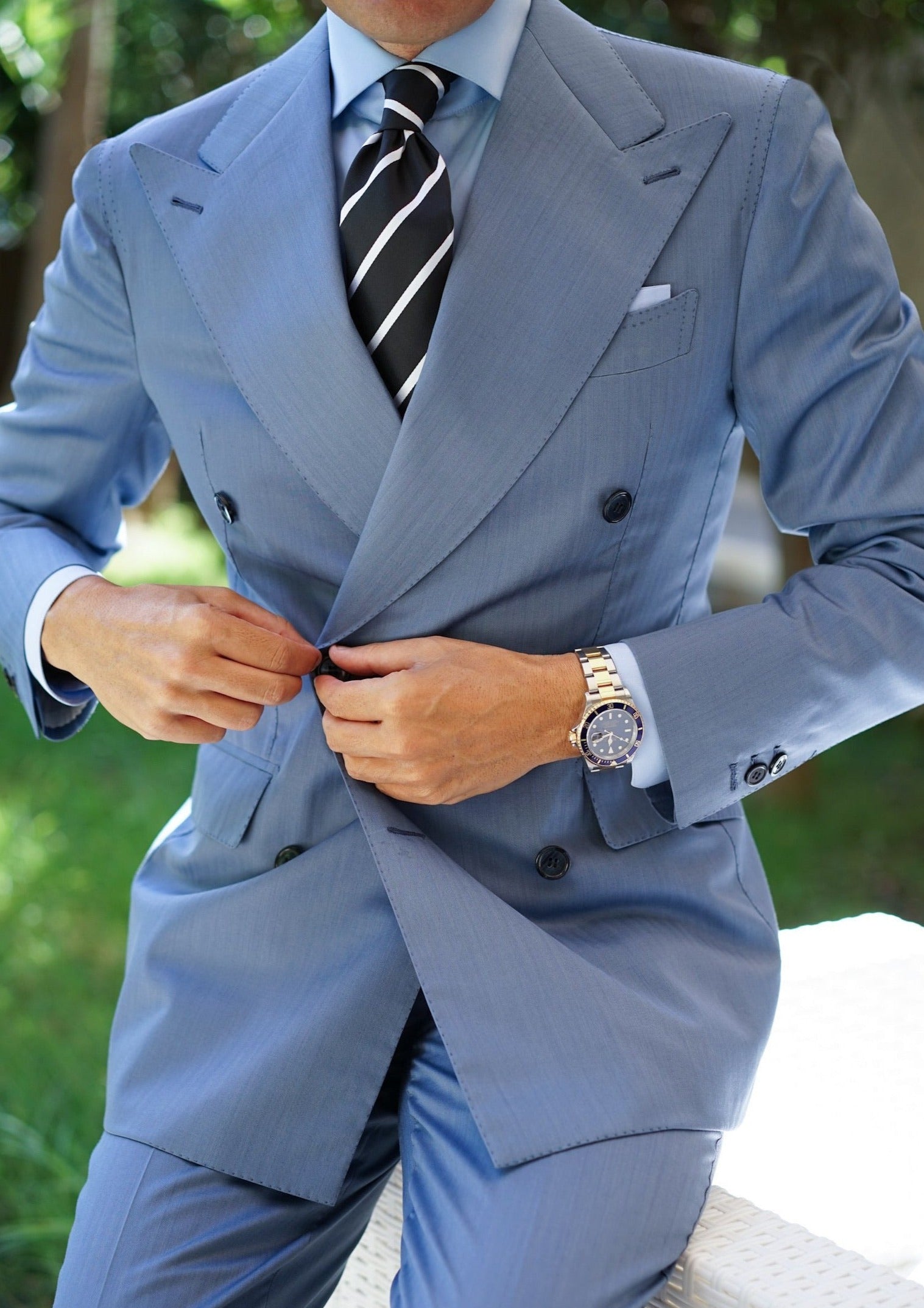 Light Blue Suit Model Portofino by Danielre