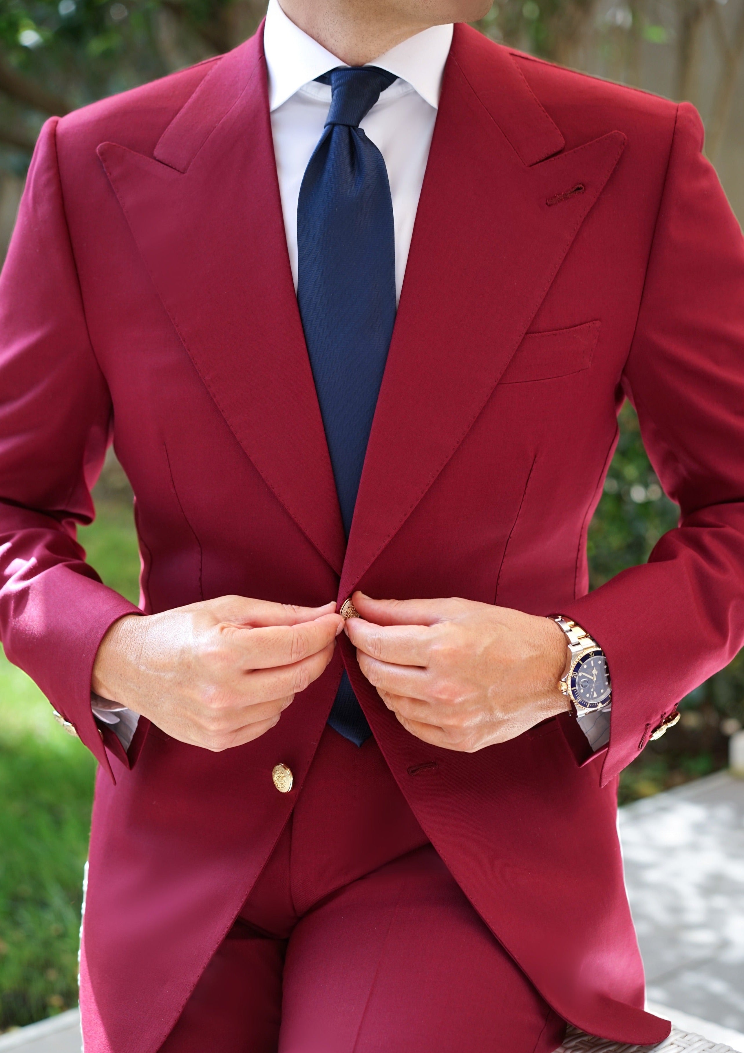 How to Pull Off a Maroon Suit: Styling Tips for Men - Oliver Wicks