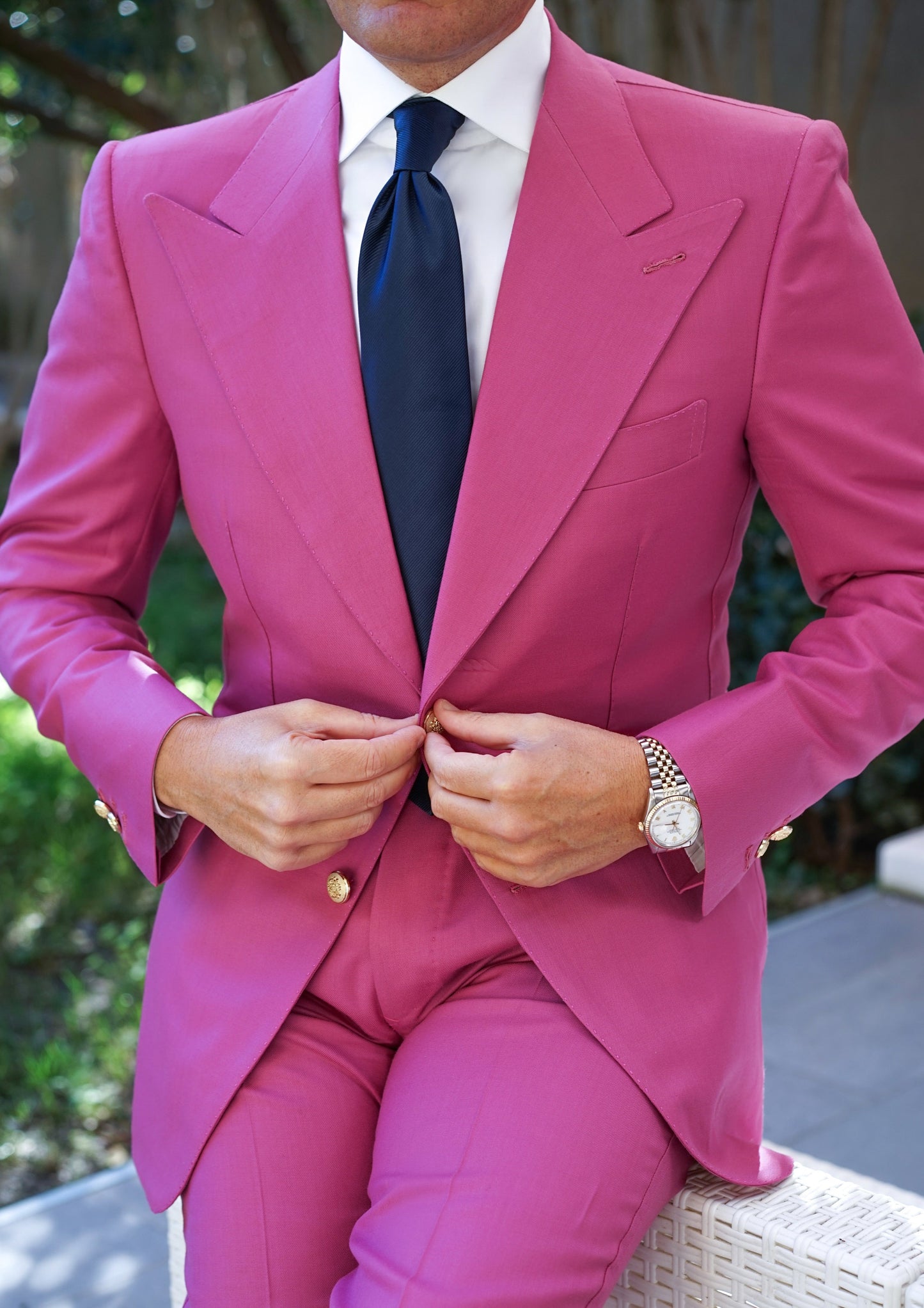 Como Antique Pink Suit