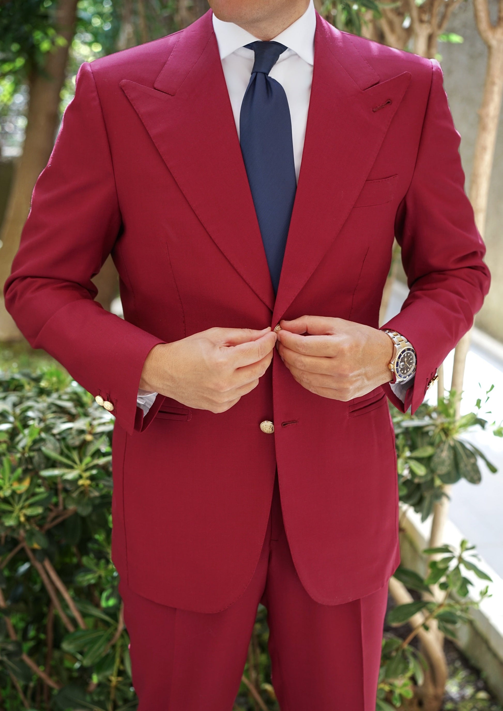 Burgundy Suit Model Paris by Danielre