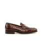 Genuine Ostrich Loafers Burgundy