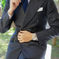 Milano Charcoal Chalkstripe Suit