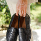 Genuine Alligator Loafers Black