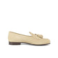 Suede Belgian Loafers Taupe