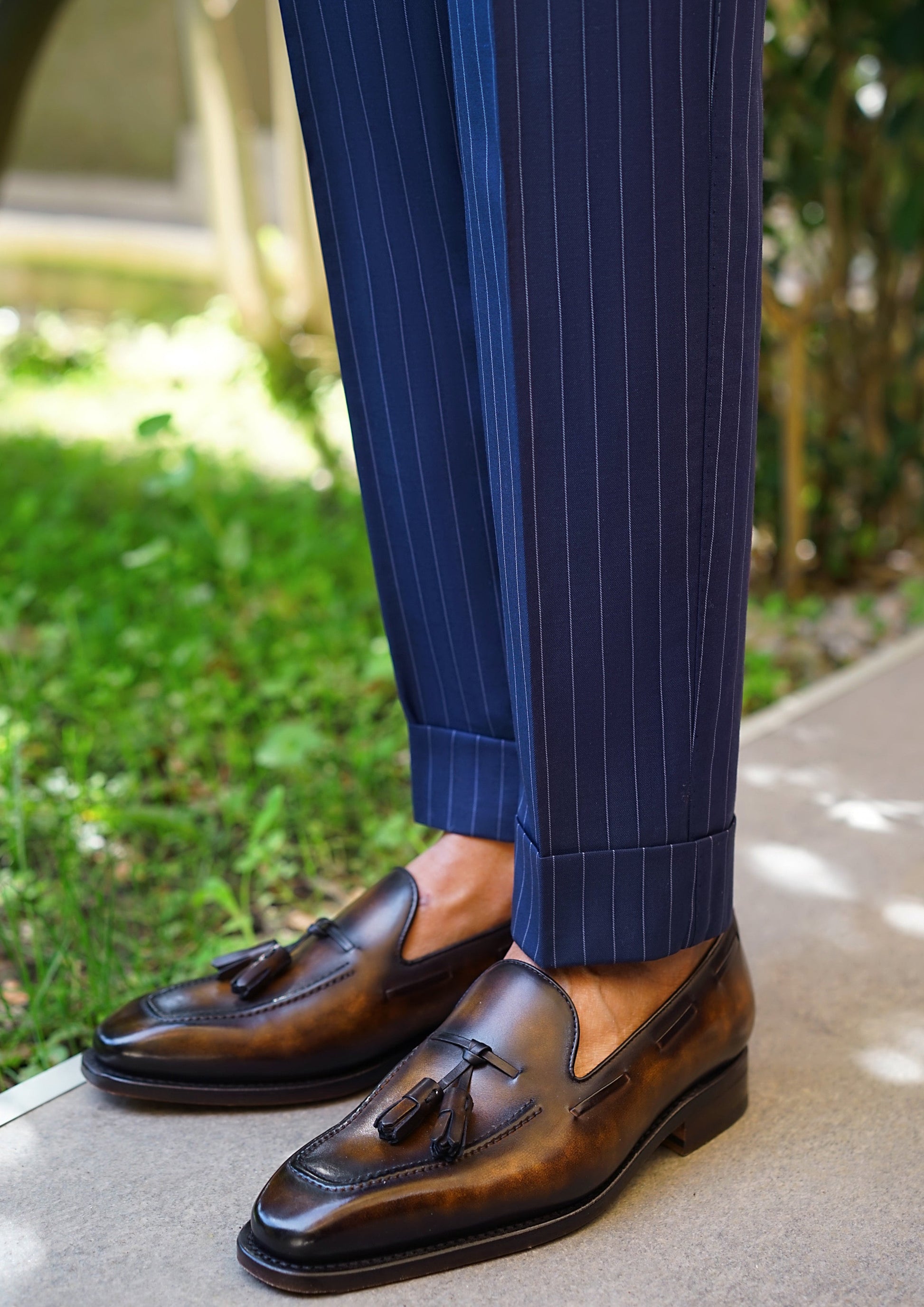 Roma Blue Pinstripe Suit