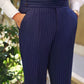Roma Blue Pinstripe Trouser