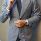 Manhattan Light Grey Pinstripe Suit
