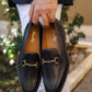 Horsebit Black Calf Loafers