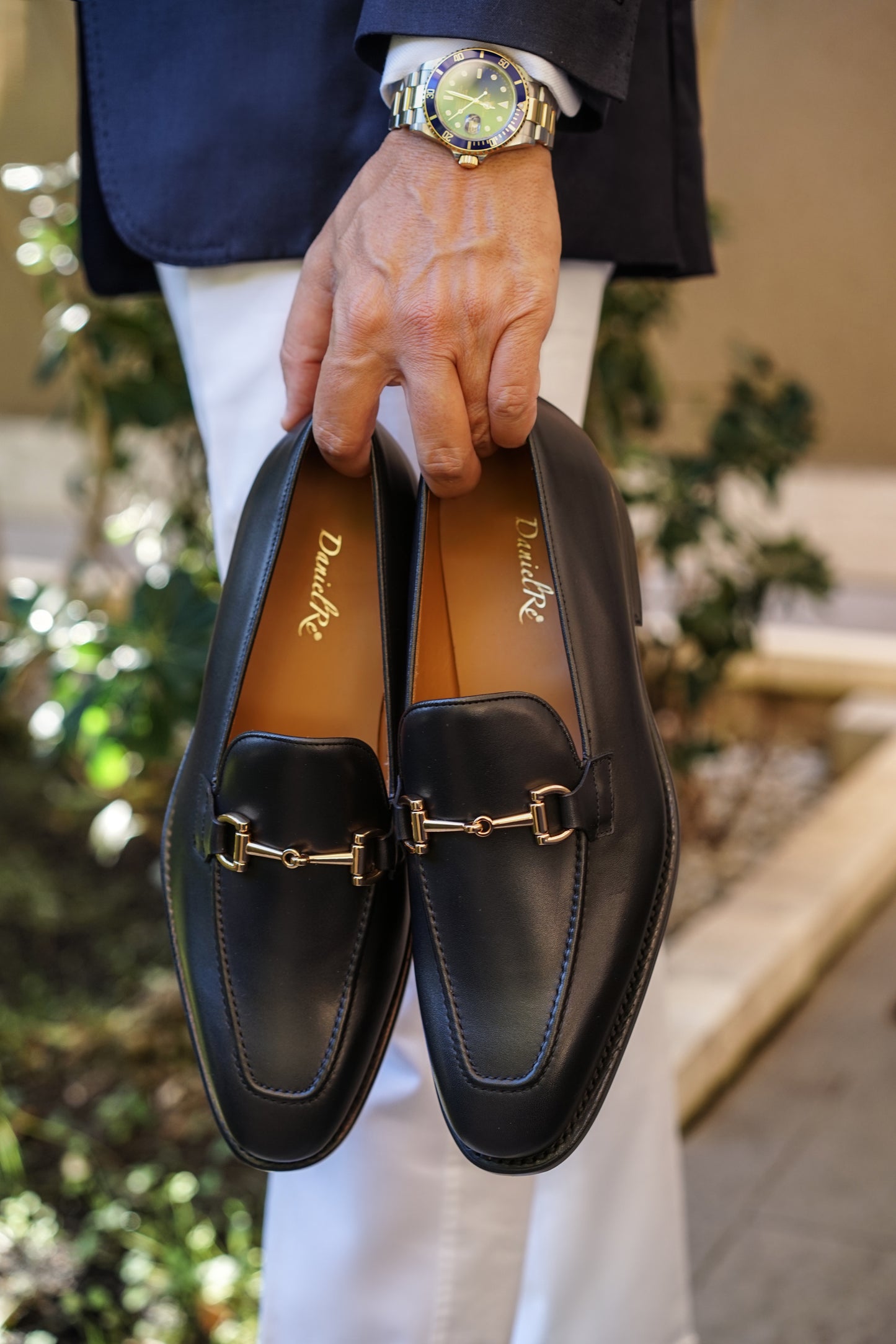 Horsebit Black Calf Loafers