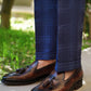 Dubai Navy Check Trouser
