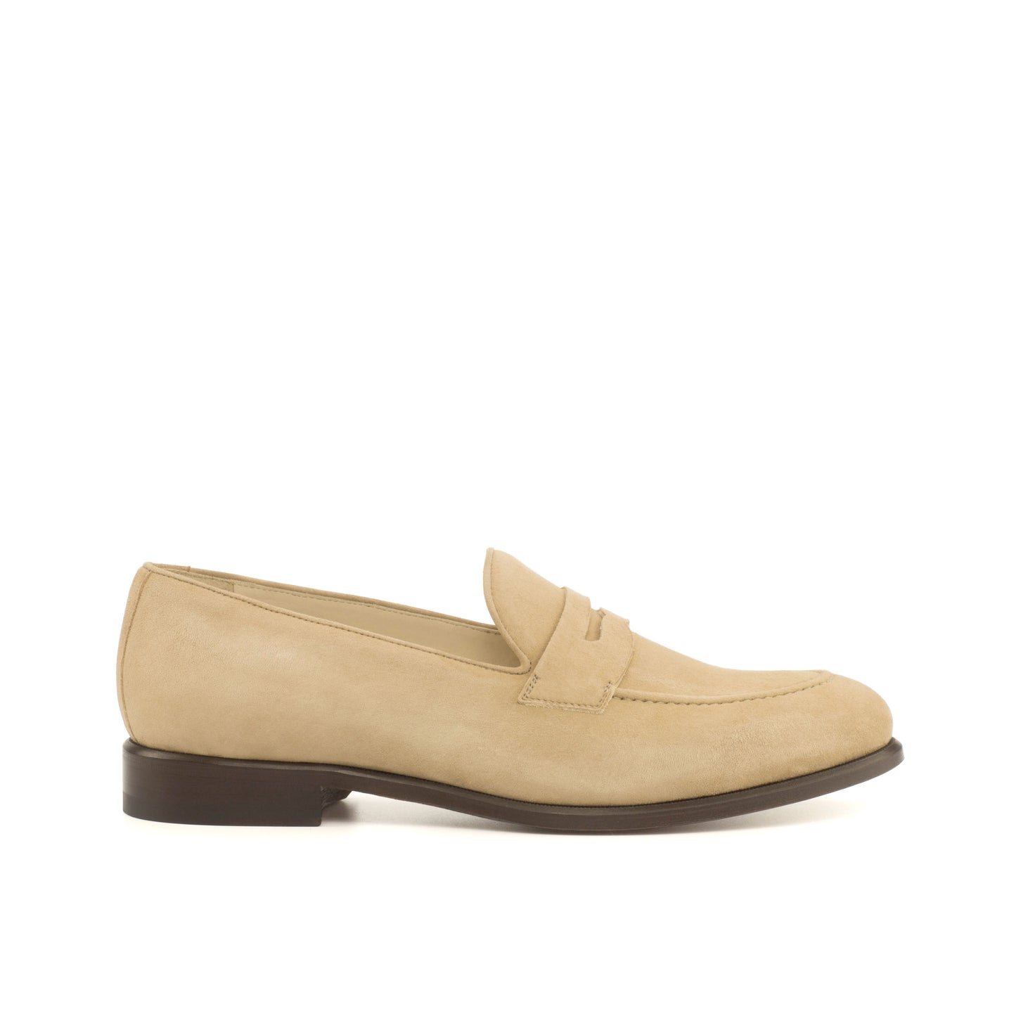 Taupe Suede Loafers