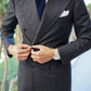 Milano Charcoal Chalkstripe Suit
