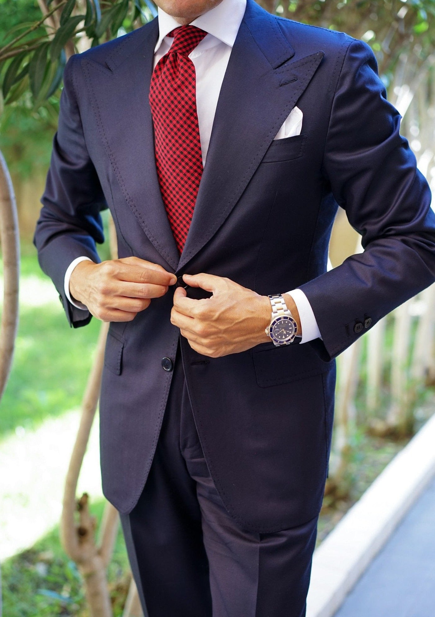 Navy Blue Wool Suit Model Firenze by Danielre