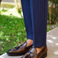 Roma Blue Pinstripe Trouser