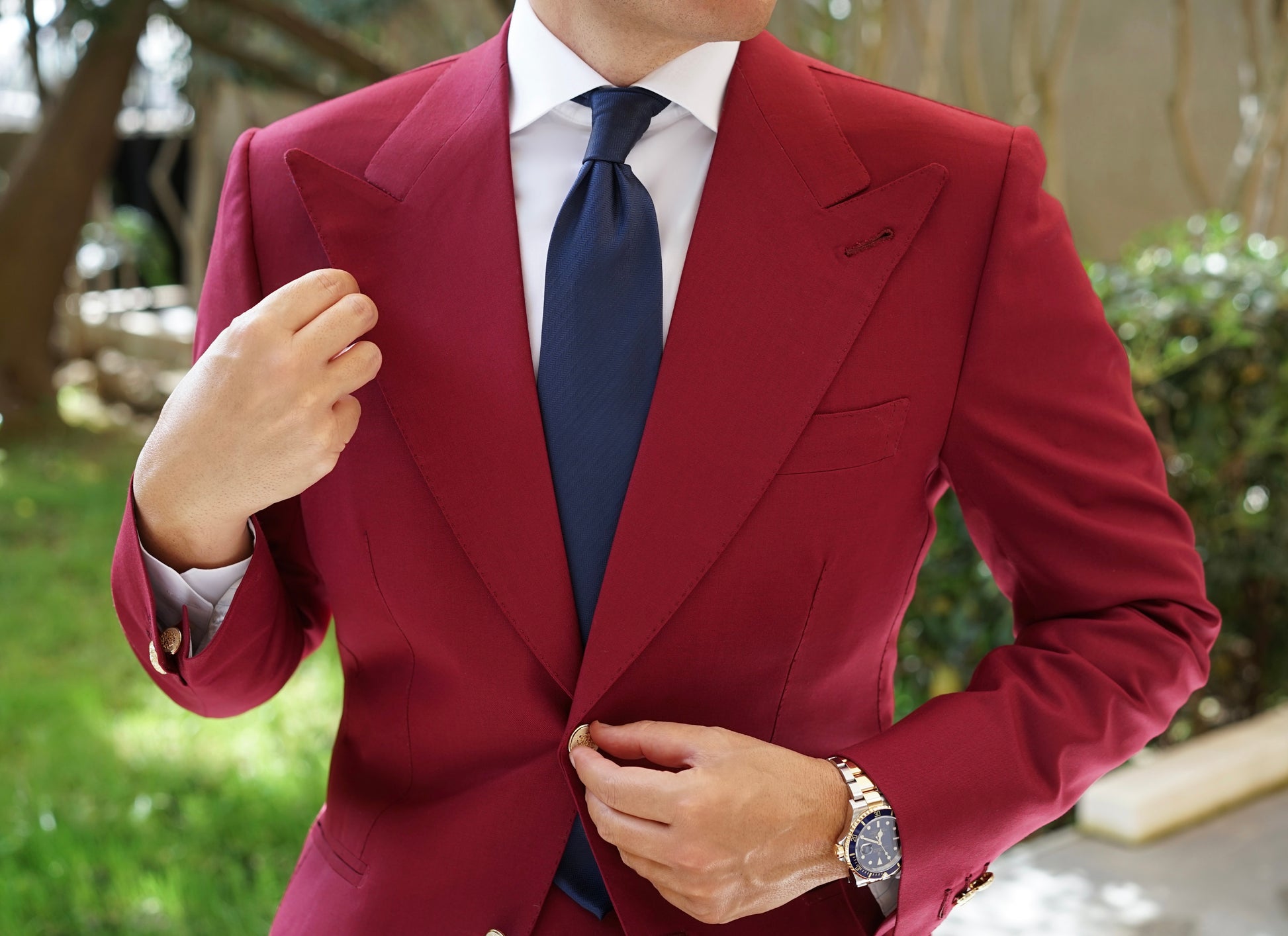 Burgundy Suit Model Paris by Danielre